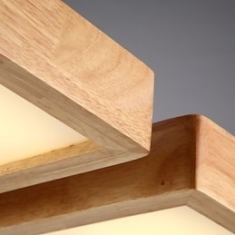 Moderne eigentijdse landelijke mini-stijl andere houten bamboe hanglamp