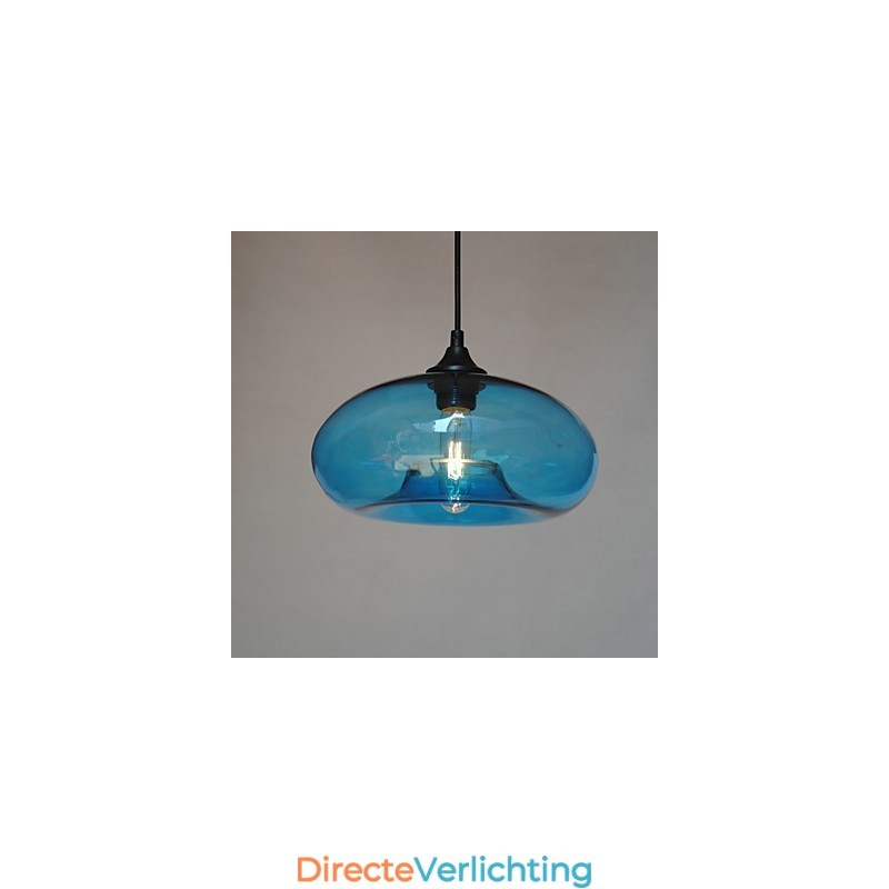 Moderne karakteristieke hanglamp met 1 lamp en transparante kap