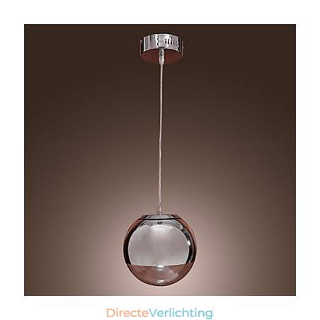 Moderne, eigentijdse Globe Mini-stijl Chromen metalen hanglamp Moderne, eigentijdse Globe Mini-stijl Chromen metalen hanglamp