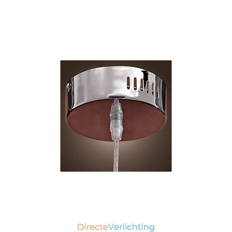 Moderne, eigentijdse Globe Mini-stijl Chromen metalen hanglamp
