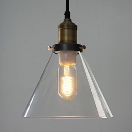 Traditionele klassieke vintage kom mini-stijl schilderij metalen hanglamp