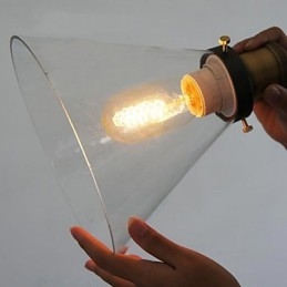 Traditionele klassieke vintage kom mini-stijl schilderij metalen hanglamp