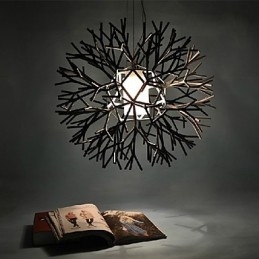 Moderne, eigentijdse metalen hanglamp