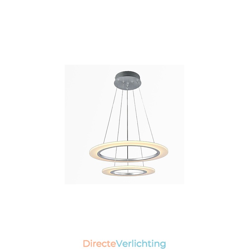 Moderne hanglamp plafond hangende kroonluchter lamp armaturen met 2 ringen