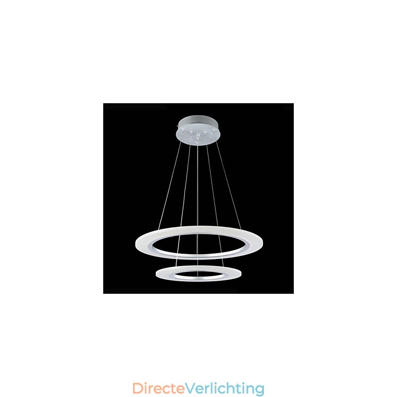 Moderne hanglamp plafond hangende kroonluchter lamp armaturen met 2 ringen