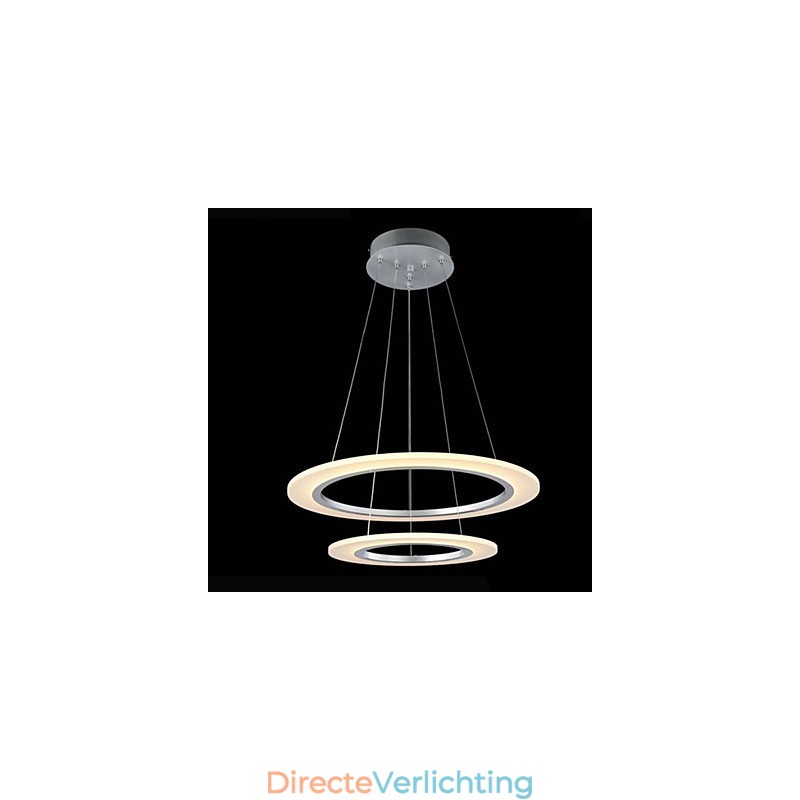 Moderne hanglamp plafond hangende kroonluchter lamp armaturen met 2 ringen
