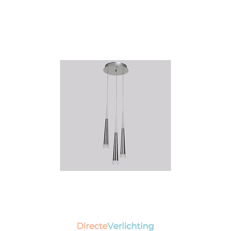 Drievoudige hanglamp moderne eigentijdse eetkamer kinderen metalen ronde luifel