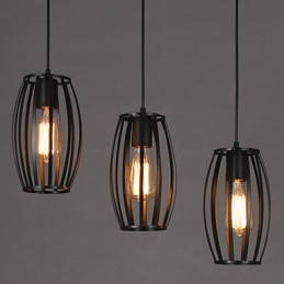 Creatieve Loft Herstelt Oude Manieren Enkelvoudige Kop Smeedijzeren Kroonluchter Lamp
