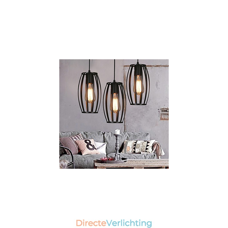 Creatieve Loft Herstelt Oude Manieren Enkelvoudige Kop Smeedijzeren Kroonluchter Lamp