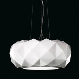 Moderne, eigentijdse, gegalvaniseerde metalen hanglamp