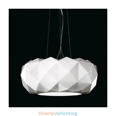 Moderne, eigentijdse, gegalvaniseerde metalen hanglamp Moderne, eigentijdse, gegalvaniseerde metalen hanglamp
