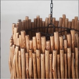 Massief houten tak