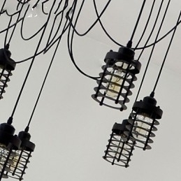 Vintage Edison Multiple Verstelbare DIY Plafondlamp Hanglamp Kroonluchter Moderne Chic Industriële Eetkamer