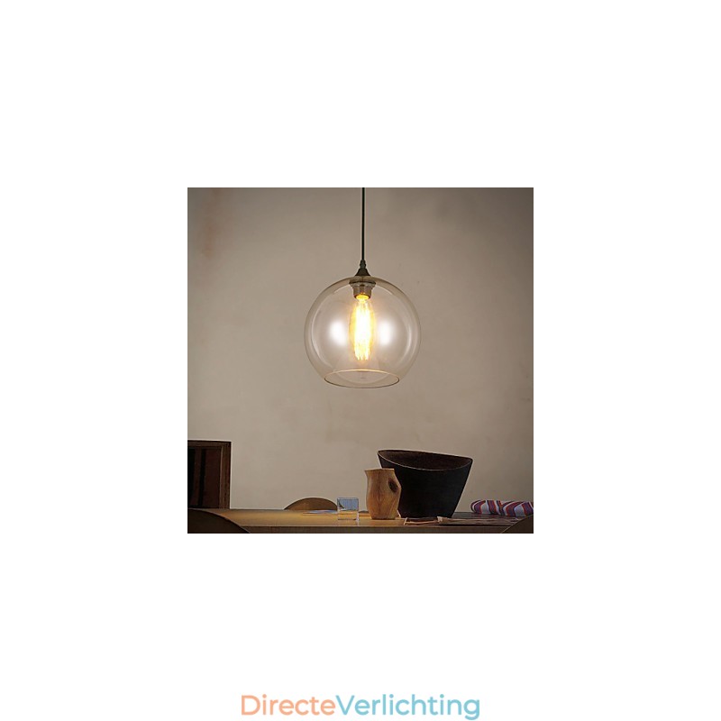 Creatieve Noordse gecontracteerde landelijke glazen bol enkele kop hanglamp