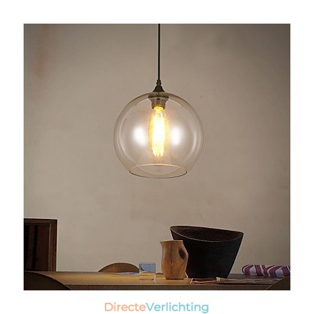 Creatieve Noordse gecontracteerde landelijke glazen bol enkele kop hanglamp Creatieve Noordse gecontracteerde landelijke glazen bol enkele kop hanglamp