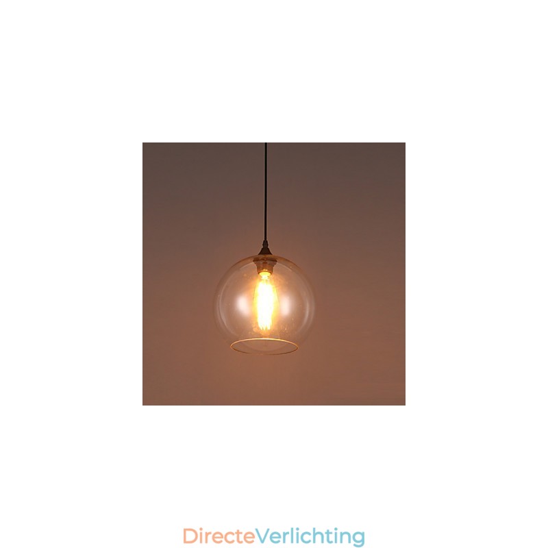 Creatieve Noordse gecontracteerde landelijke glazen bol enkele kop hanglamp