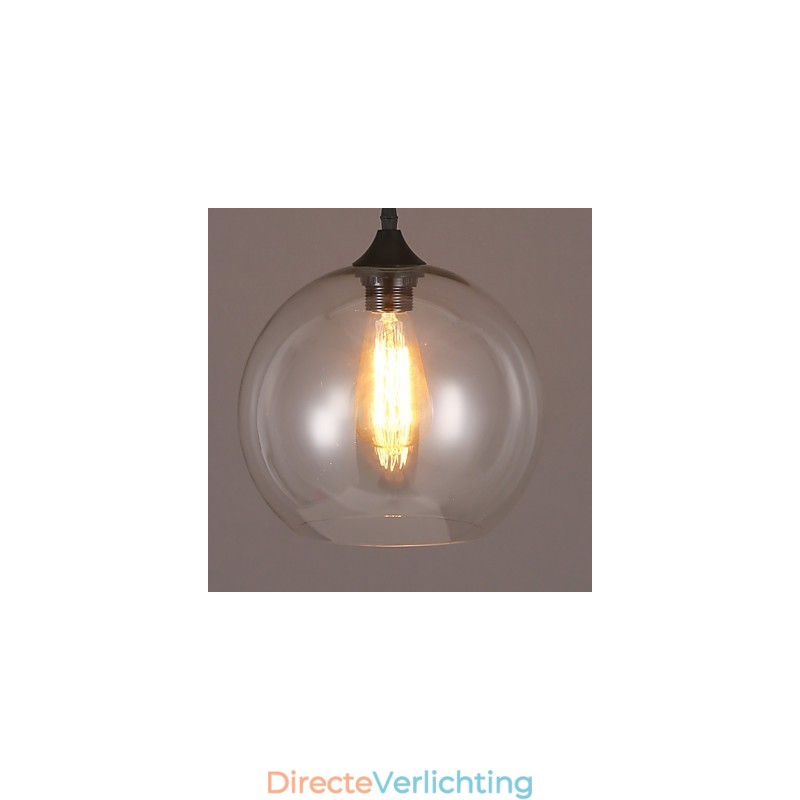 Creatieve Noordse gecontracteerde landelijke glazen bol enkele kop hanglamp