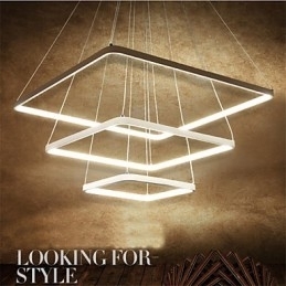 Moderne design hanglamp met drie ringen