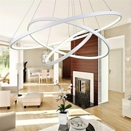 Moderne design hanglamp met drie ringen