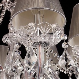 Kroonluchter Kristal Luxe Modern Wonen 8 Lampen
