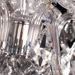 Kroonluchter Kristal Luxe Modern Wonen 8 Lampen