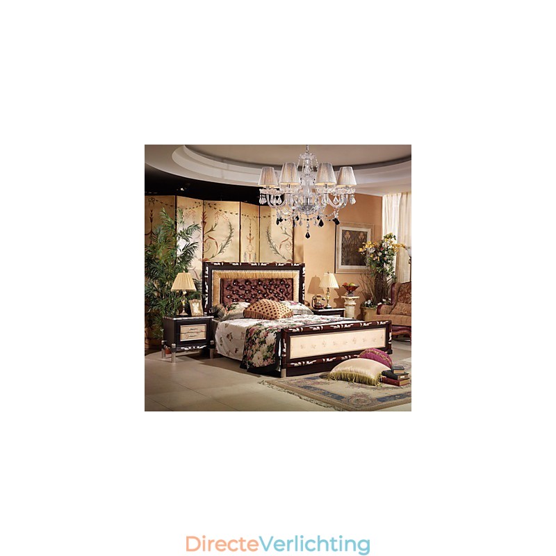Kroonluchter Kristal Luxe Modern Wonen 8 Lampen