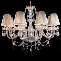 Kroonluchter Kristal Luxe Modern Wonen 8 Lampen