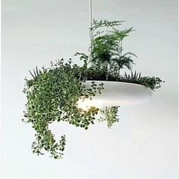 Moderne eigentijdse andere metalen hanglamp