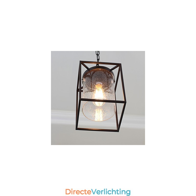 Vierkant frame van het glazen plafond van de Scandinavische landstijl