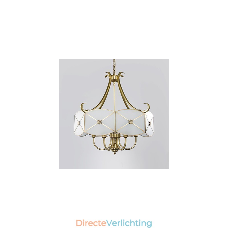 Moderne, eigentijdse decoratieve design koperen plafondlampfamilie