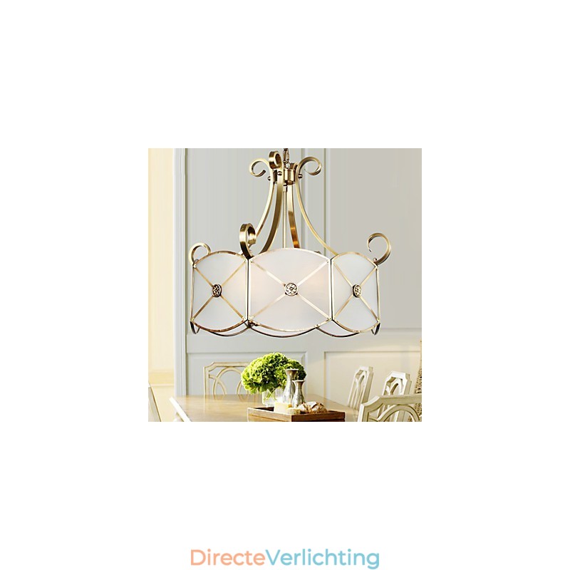 Moderne, eigentijdse decoratieve design koperen plafondlampfamilie