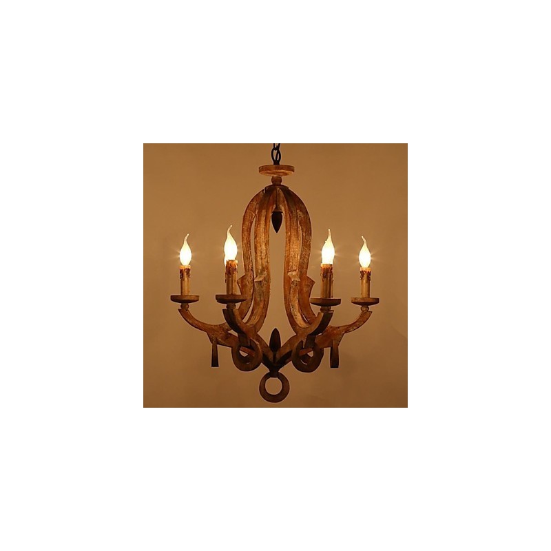 Vintage Retro Mini Stijl Schilderij Metalen Kroonluchter