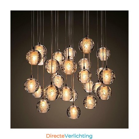 Hanglamp G4 Retroifit 3W Chrome Plating Kristal Moderne Hedendaagse Hanglamp Hanglamp G4 Retroifit 3W Chrome Plating Kristal Moderne Hedendaagse Hanglamp