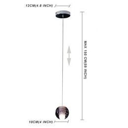 Hanglamp G4 Retroifit 3W Chrome Plating Kristal Moderne Hedendaagse Hanglamp
