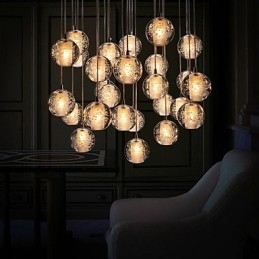 Hanglamp G4 Retroifit 3W Chrome Plating Kristal Moderne Hedendaagse Hanglamp