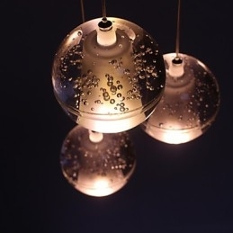 Hanglamp G4 Retroifit 3W Chrome Plating Kristal Moderne Hedendaagse Hanglamp