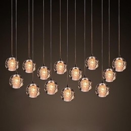 Hanglamp G4 Retroifit 3W Chrome Plating Kristal Moderne Hedendaagse Hanglamp