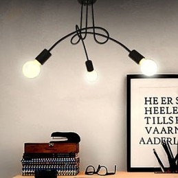 Moderne hedendaagse schilderij metalen kroonluchter