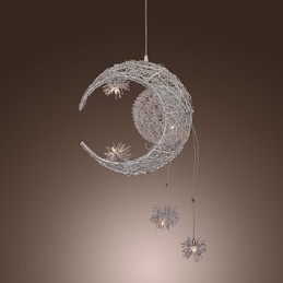 Moderne, eigentijdse Globe Mini-stijl gegalvaniseerde metalen hanglamp