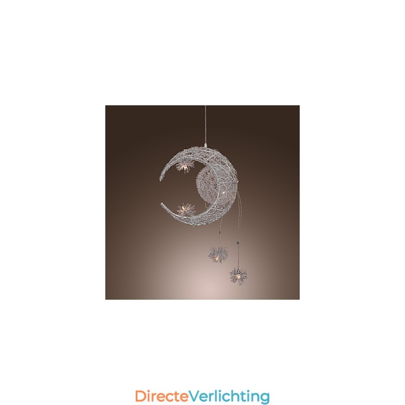 Moderne, eigentijdse Globe Mini-stijl gegalvaniseerde metalen hanglamp