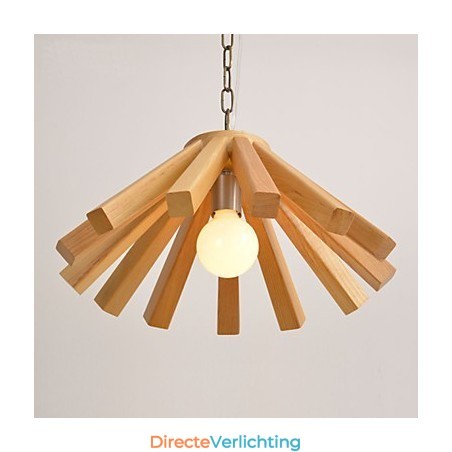 Retro landelijke houten bamboe hanglamp Retro landelijke houten bamboe hanglamp