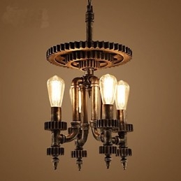 Retro mechanische apparatuur winkel decoratieve verlichting