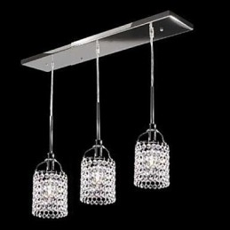 Kristallen metalen hanglamp