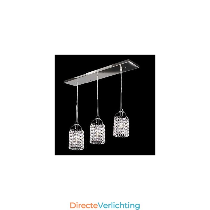 Kristallen metalen hanglamp