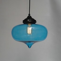 Bubble Design Hanglamp 1 Licht met Transparante Kap