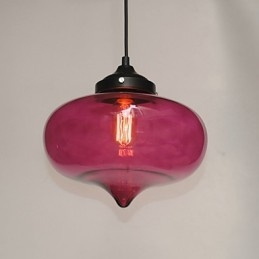 Bubble Design Hanglamp 1 Licht met Transparante Kap