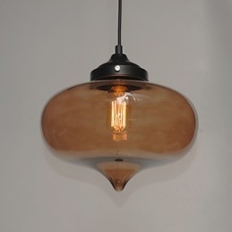 Bubble Design Hanglamp 1 Licht met Transparante Kap