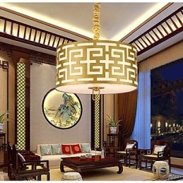 Chinese Stijl Hangende Verlichting Moderne Eenvoud