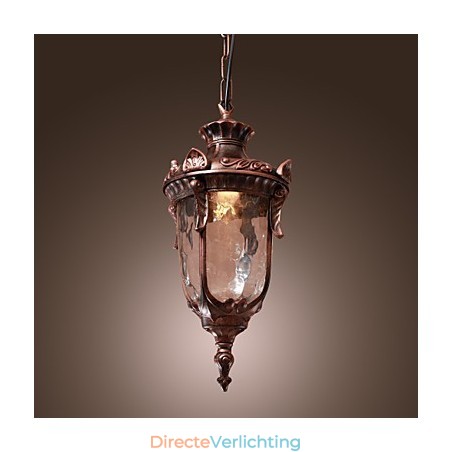 Antiek geïnspireerde hanglamp met 1 lichtbron Antiek geïnspireerde hanglamp met 1 lichtbron