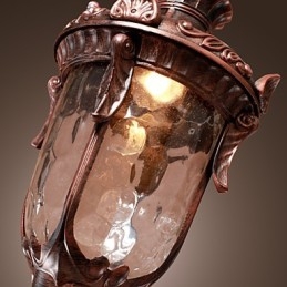 Antiek geïnspireerde hanglamp met 1 lichtbron